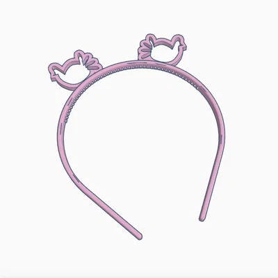 Bờm tóc hình chú gà tây (Turkey Diadem) in 3D cho lễ Tạ Ơn