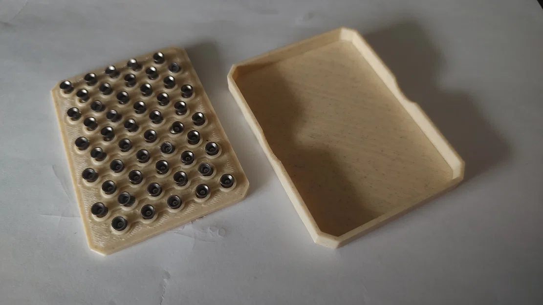 Hộp đựng đạn chì 4.5mm (Airgun pellet box) 50 viên - Gọn gàng, dễ in - Image 1