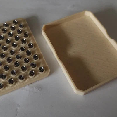 Hộp đựng đạn chì 4.5mm (Airgun pellet box) 50 viên - Gọn gàng, dễ in
