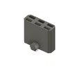 Giá treo 6 nhíp ESD gọn gàng cho tường tổ ong HSW - Thumbnail 2