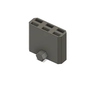 Giá treo 6 nhíp ESD gọn gàng cho tường tổ ong HSW