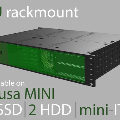 Mini ITX server rackmount 2U - Khung máy chủ tự in