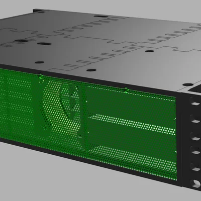 Mini ITX server rackmount 2U - Khung máy chủ tự in