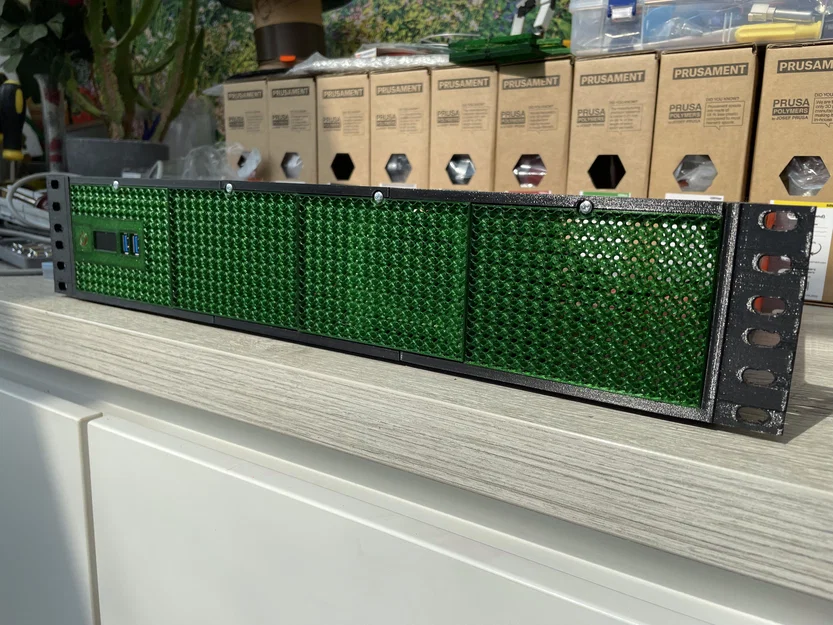 Mini ITX server rackmount 2U - Khung máy chủ tự in - Image 4