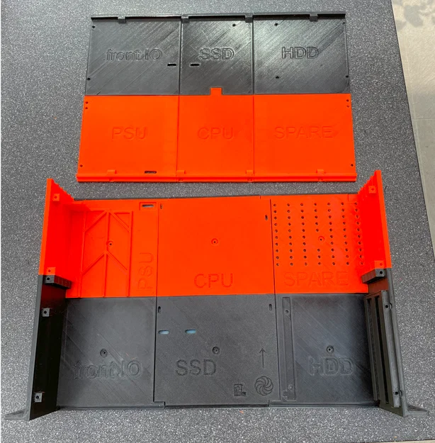 Mini ITX server rackmount 2U - Khung máy chủ tự in - Image 7