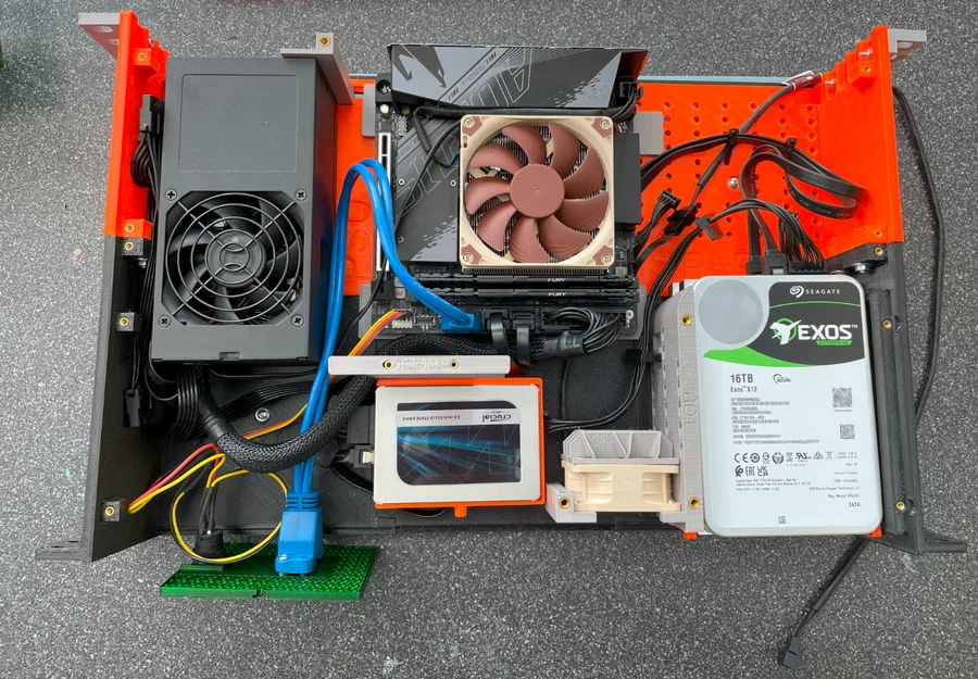 Mini ITX server rackmount 2U - Khung máy chủ tự in - Image 23