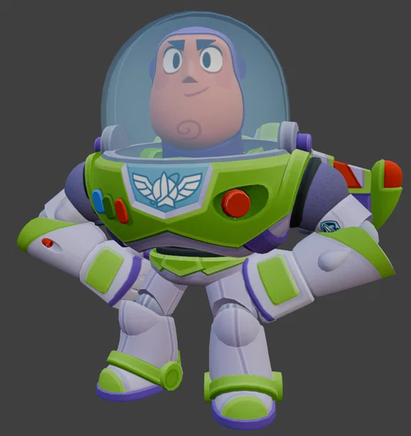 Mô hình 3D Buzz Lightyear phong cách Brawl Stars cực đẹp - Image 1