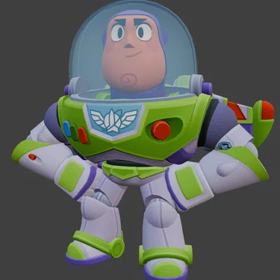 Mô hình 3D Buzz Lightyear phong cách Brawl Stars cực đẹp