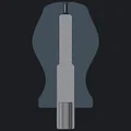 Tay cầm tua vít ngắn (Stubby Screwdriver) 60mm in 3D nhỏ gọn - Thumbnail 3