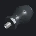 Tay cầm tua vít ngắn (Stubby Screwdriver) 60mm in 3D nhỏ gọn - Thumbnail 4