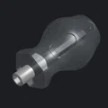 Tay cầm tua vít ngắn (Stubby Screwdriver) 60mm in 3D nhỏ gọn - Thumbnail 5