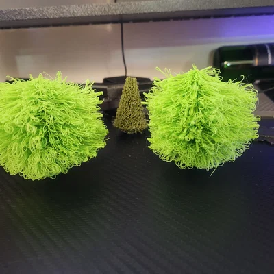 Mô hình bụi cây Fluffy Bush