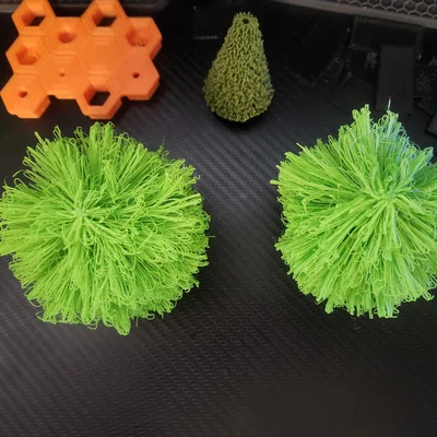 Mô hình bụi cây Fluffy Bush