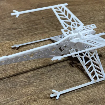 Mô hình trang trí Snowflake X-Wing Star Wars 3D - Thiết kế sạch đẹp