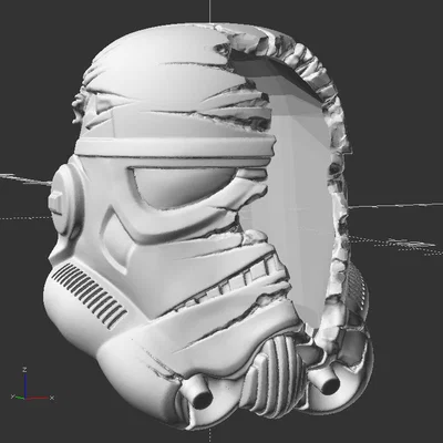 Chậu cây trang trí hình mũ Deathtrooper Star Wars in 3D độc đáo