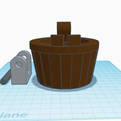 Mô hình 3D Mr. Cupcake (Carl) từ FNAF kèm khả năng lắp đèn