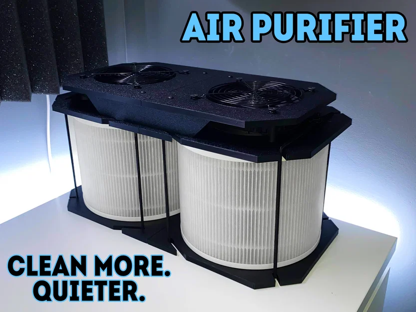 Máy lọc không khí tự chế (Air Purifier) hiệu suất cao, siêu êm - Image 1