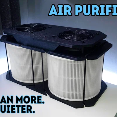 Máy lọc không khí tự chế (Air Purifier) hiệu suất cao, siêu êm