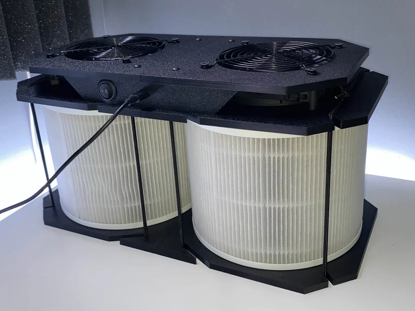 Máy lọc không khí tự chế (Air Purifier) hiệu suất cao, siêu êm - Image 2