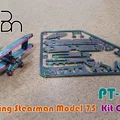 Mô hình lắp ráp Kit Card máy bay Stearman PT-17 - Thumbnail 1