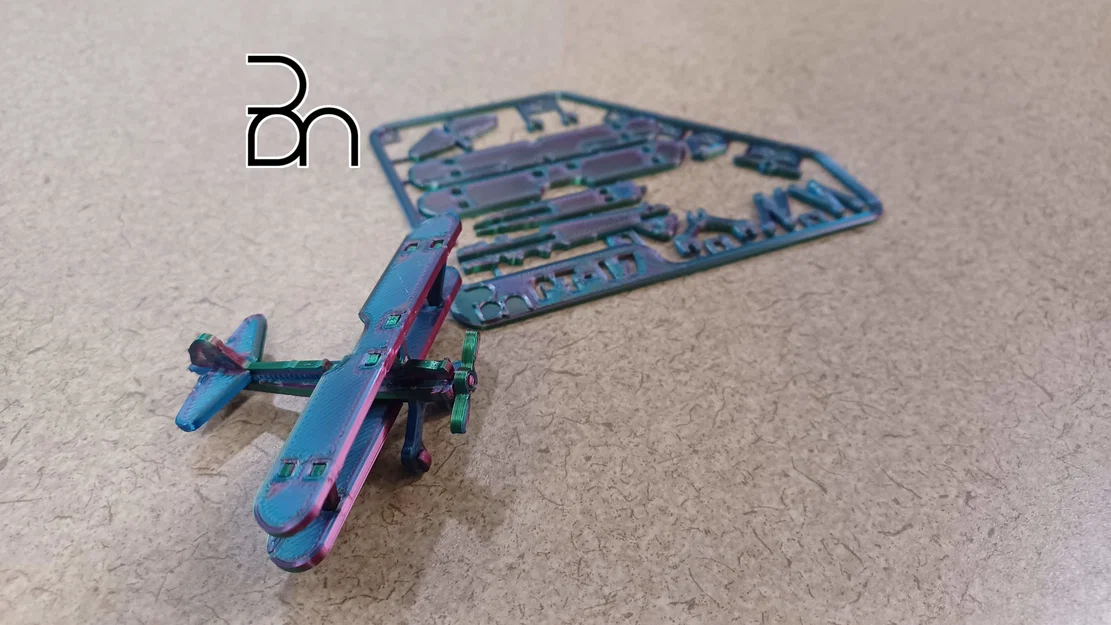 Mô hình lắp ráp Kit Card máy bay Stearman PT-17 - Image 2