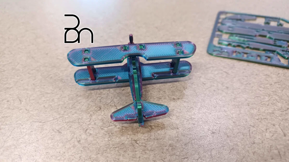 Mô hình lắp ráp Kit Card máy bay Stearman PT-17 - Image 5