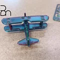 Mô hình lắp ráp Kit Card máy bay Stearman PT-17 - Thumbnail 5