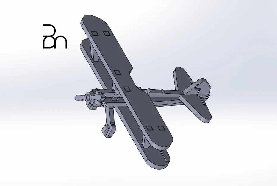 Mô hình lắp ráp Kit Card máy bay Stearman PT-17 - Image 6