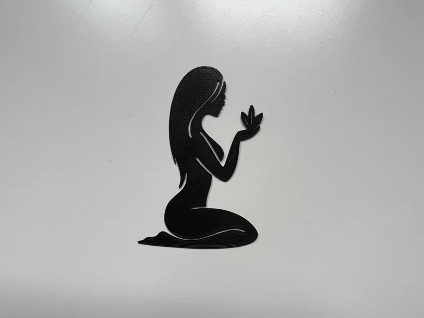 Tranh treo tường 3D nghệ thuật hình cô gái Yoga độc đáo - Image 1