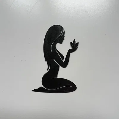 Tranh treo tường 3D nghệ thuật hình cô gái Yoga độc đáo