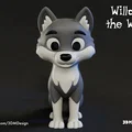 Willow the Wolf - Bé sói con đáng yêu - Thumbnail 2