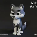 Willow the Wolf - Bé sói con đáng yêu - Thumbnail 3