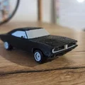 Mô hình kitcard Dodge Charger 1969 (bánh xe quay được) - Thumbnail 3
