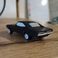 Mô hình kitcard Dodge Charger 1969 (bánh xe quay được) - Thumbnail 5