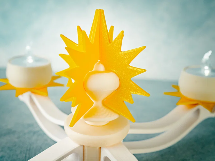 Đèn Chùm Giáng Sinh Dùng Đèn LED Tealight - In 3D 100% - Image 7