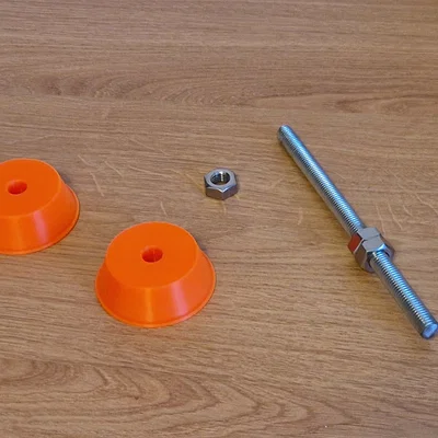 Bộ dụng cụ quấn dây nhựa in 3D (Spool Drill Winder) bằng máy khoan