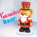 Gấu Nutcracker (Gấu kẹp hạt dẻ) - Đồ trang trí Giáng sinh dễ thương - Thumbnail 1