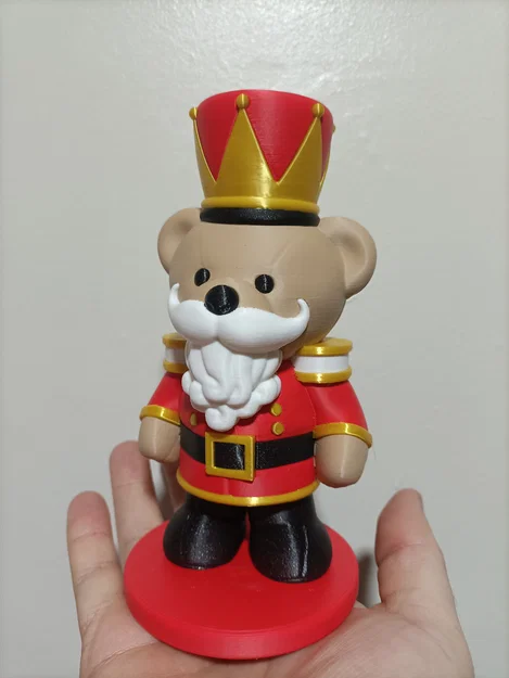 Gấu Nutcracker (Gấu kẹp hạt dẻ) - Đồ trang trí Giáng sinh dễ thương - Image 2