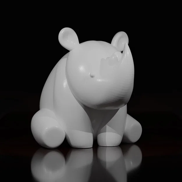 Chú tê giác Chubby Rhino đáng yêu - Image 1