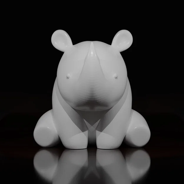 Chú tê giác Chubby Rhino đáng yêu - Image 2