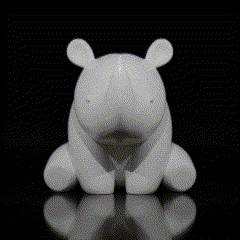 Chú tê giác Chubby Rhino đáng yêu