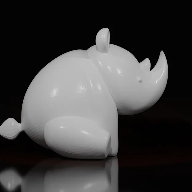 Chú tê giác Chubby Rhino đáng yêu - Image 5