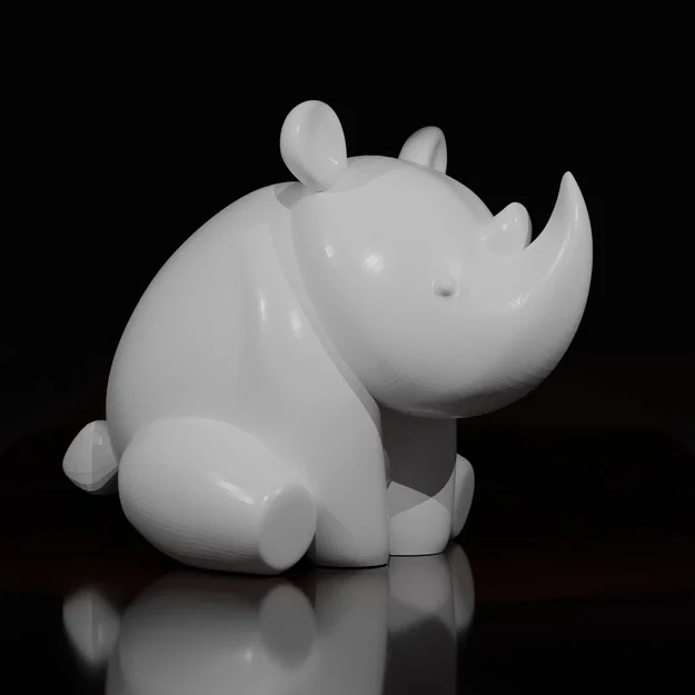 Chú tê giác Chubby Rhino đáng yêu - Image 8