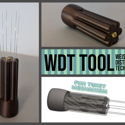 Dụng cụ WDT có thể thu gọn với cơ chế xoay
