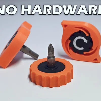 Tay vặn Ratchet in 3D (Print-In-Place)