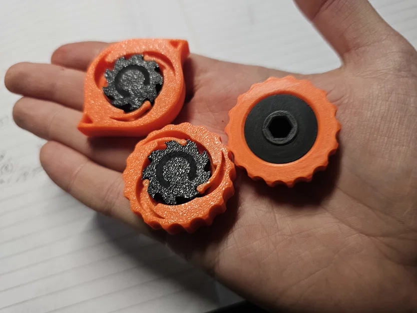 Tay vặn Ratchet in 3D (Print-In-Place) - Image 13