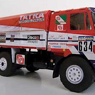 Mô hình khung xe tải Tatra Dakar 1986 tương thích LEGO cho in 3D