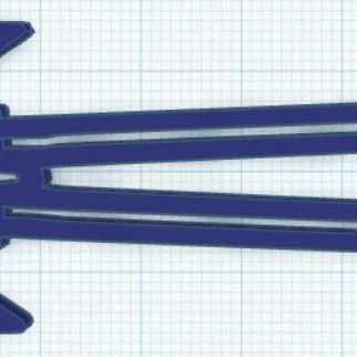 Mẫu in 3D kẹp sách hình tên lửa (Rocket Bookmark) nhỏ gọn, tiện lợi
