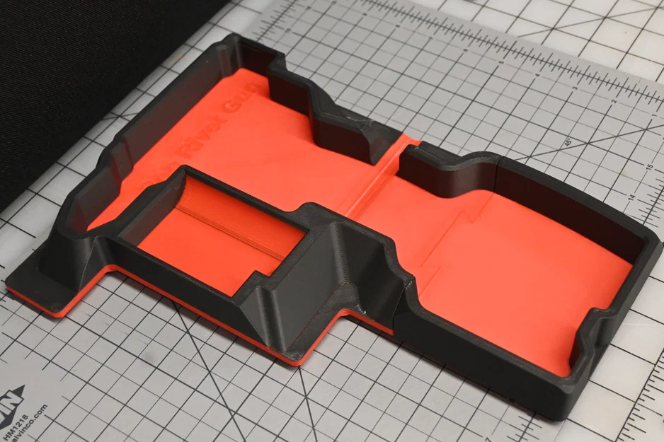 Khay Gridfinity Shadow - Milwaukee Pop Rivet Tool 2550-20 - Image 2