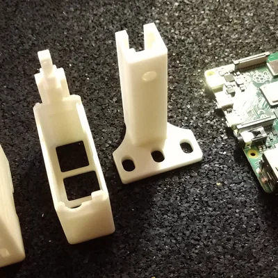 Vỏ gắn tủ rack (Rack Mount) cho Raspberry Pi 4B / 3B+ / 3B / 3 / 2 / B+